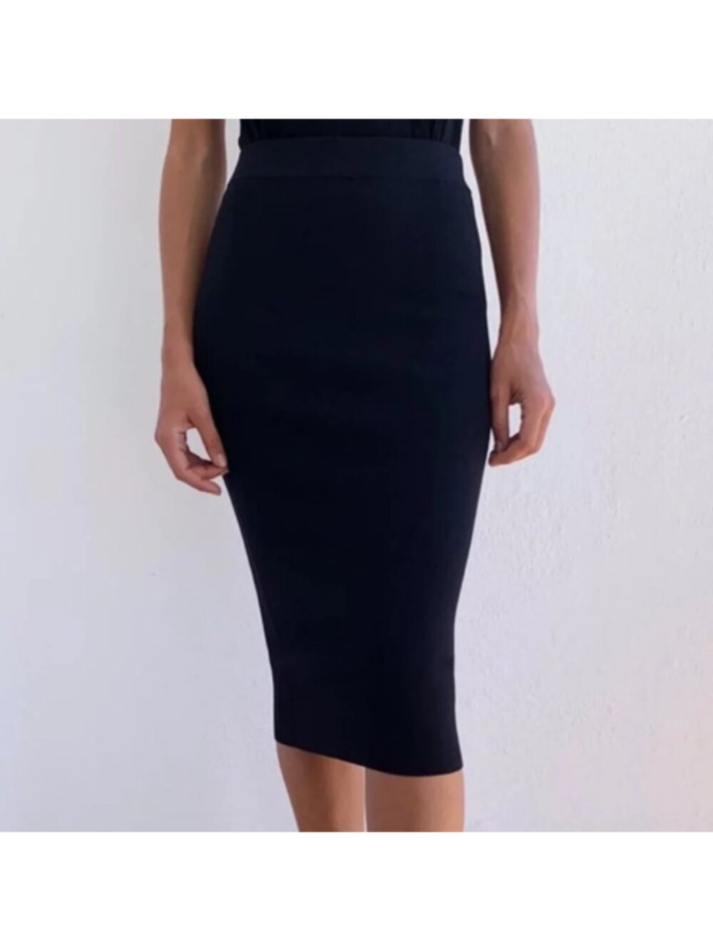 Aritzia Babaton Sculpt Knit Tube Skirt